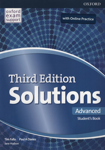 Solutions Advanced (3rd.edition) - Student's Book + Online P