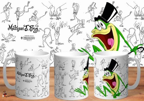 Taza De Ceramica Looney Tunes Michigan J, Frog