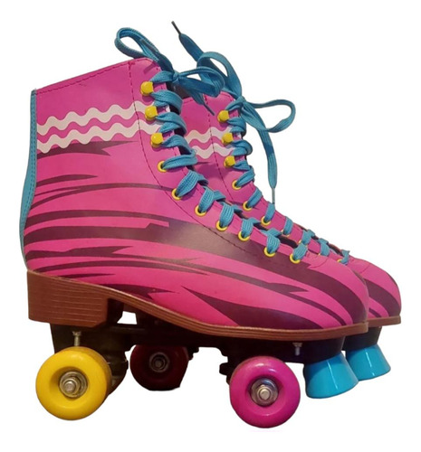 Patines Artísticos 4 Ruedas Estilo Soy Luna. Como Nuevos . 