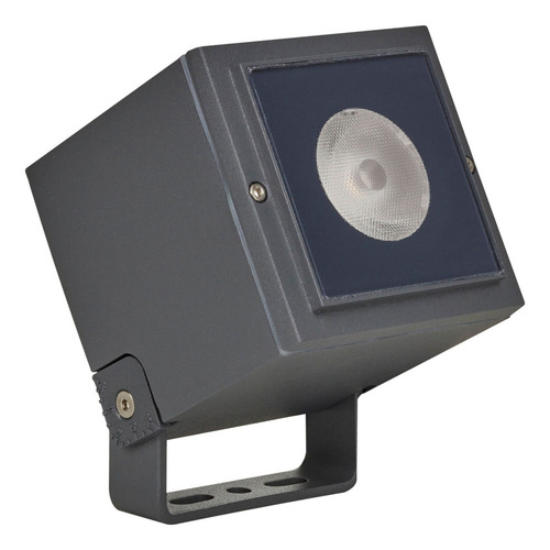 Reflector Led Para Piso Illux Pl-7705.g3030 Estructura Gris