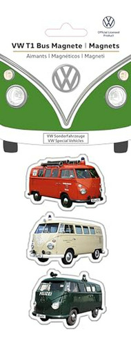 Brisa Vw Vw T1 Colección Imán Autobús Set 3-pc - Vehículo Es