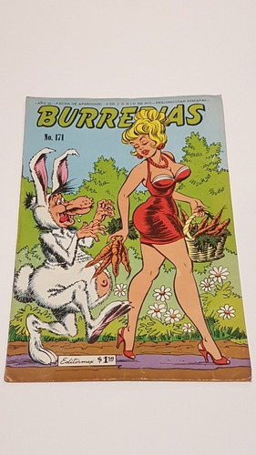 Comic Burrerias Num. 171 Editormex Año 1971