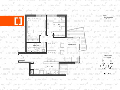 Venta De Apartamento Obra Construcción 2 Dormitorios En Centro, Nostrum Bay Unidad 508
