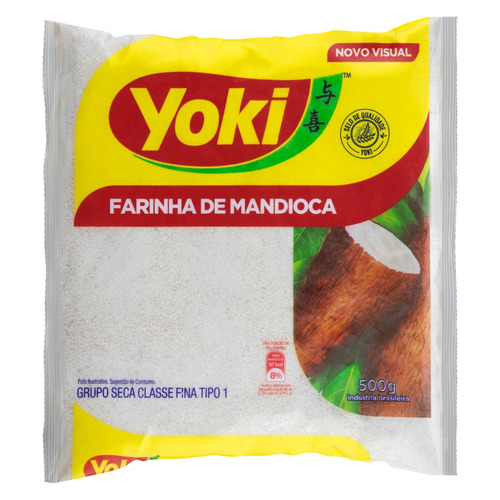 Farinha De Mandioca Sem Glúten 500g Yoki