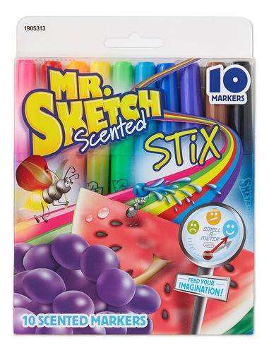 10 Marcadores De Acuarela - Mr. Sketch® Scented Stix