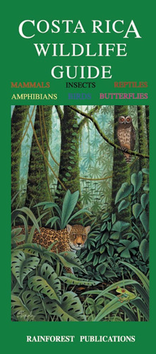 Libro: Costa Rica Wildlife Guide (laminated Foldout Pocket F