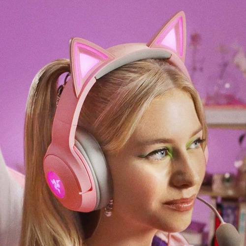 Orelha De Gatinho Razer Quartz - Rc2101140200w3x