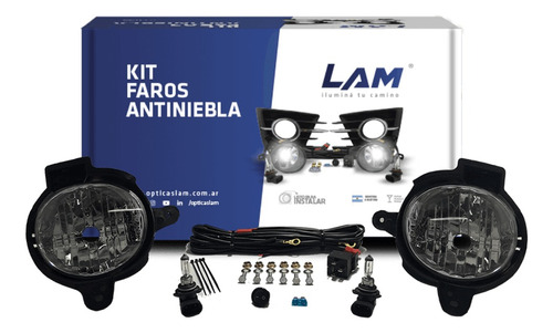 Kit Faro Auxiliar Antiniebla Toyota Hilux 2012 Al 2015