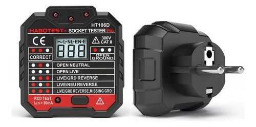 Probador Diferencial Tester De Enchufes Probador De Segurida