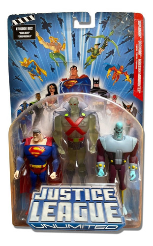 Justice League Superman, Brainiac, Martian Manhunter