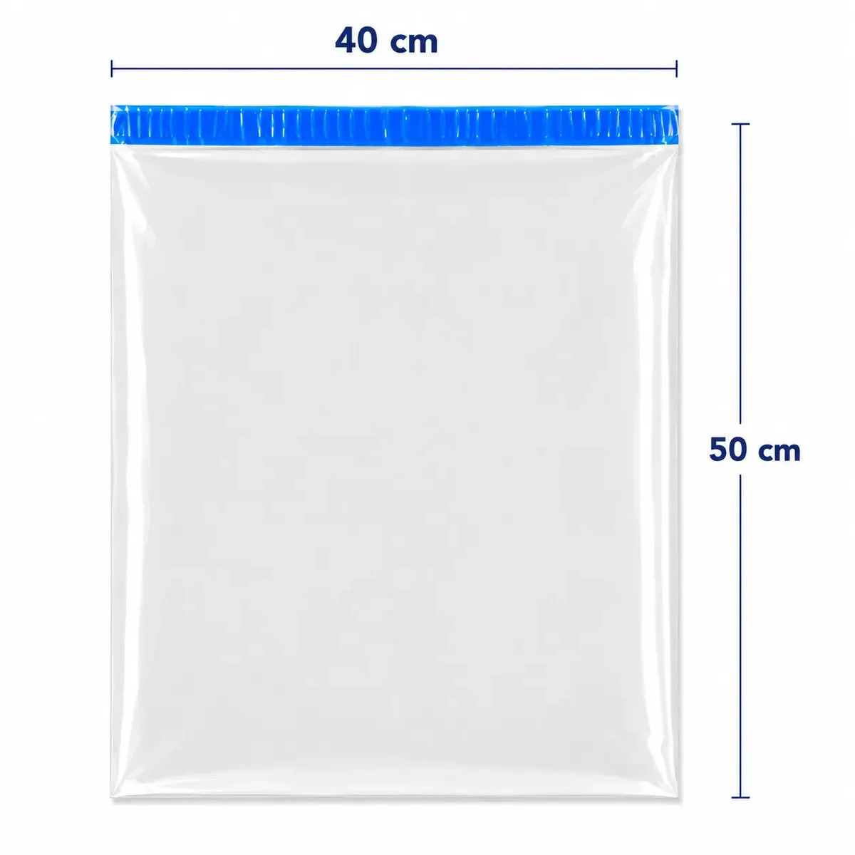 Envelope Segurança 40x50 100und Transparente Saco Plástico para Kits Inviolável Hotmelt Ecommerce Marketplace Embalagem Expedição Acesso