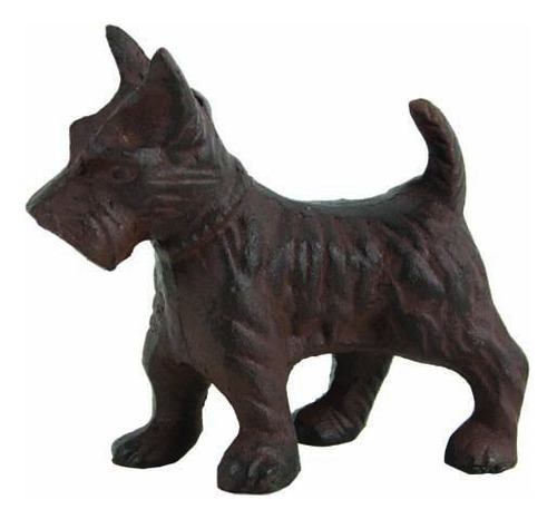 Scottie Perro Hierro Fundido Perrito Figura Coleccionable De