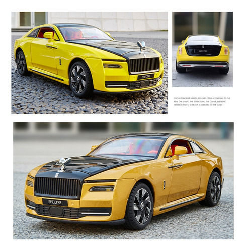 . Minicoches Rolls Royce Spectre De Metal Con Luces Y Sonido
