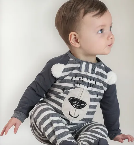 Pijama Bebe Enteriza Niño Set X 3 Marca Gerber En Algodon
