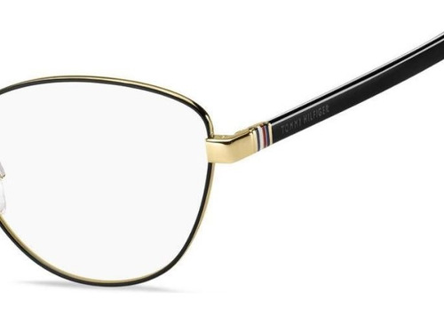 Lentes Tommy Hilfiger Th1774 Rhl Oro Negro Oftalmico Color Oro/negro