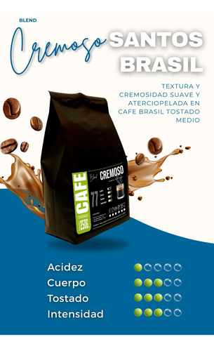 Café Puro Tostado Sin Azucar En Grano 1 Kg 4 Variedades