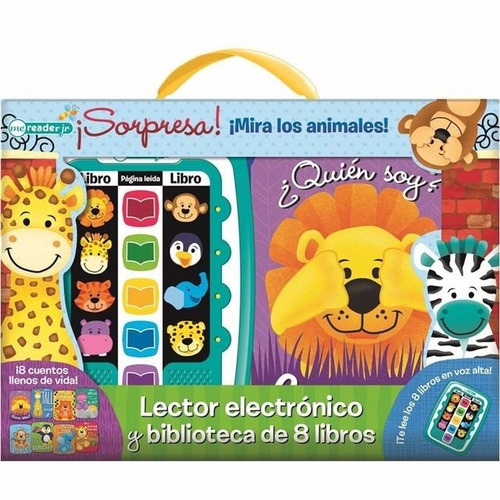 Mira Los Animales Lector Electronico + 8 Libros Pi Kids Dial