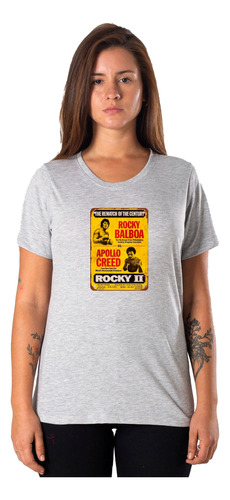 Remeras Mujer Rocky Balboa 2 |de Hoy No Pasa| 2