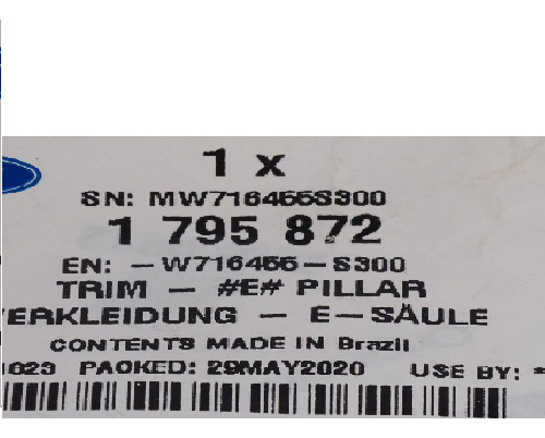 Presilha Lanterna Ecosport Original Ford 13 A 21