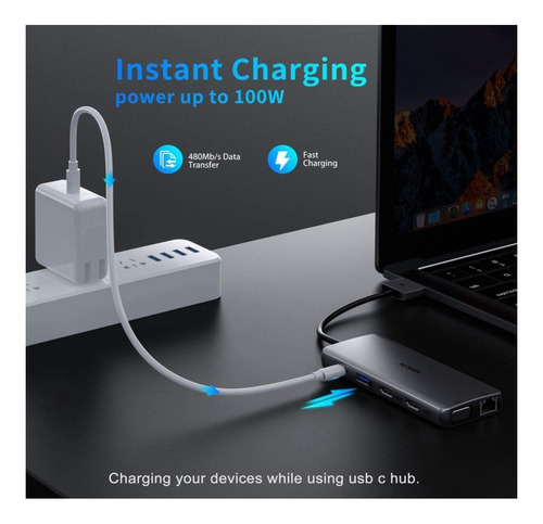 Adaptador Hub Mokin Macbook Pro O Air 12 En 1