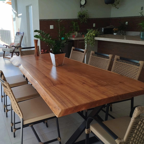Mesa Madeira Maciça 12 Lugares Prancha Única 2.80m X 1.00m