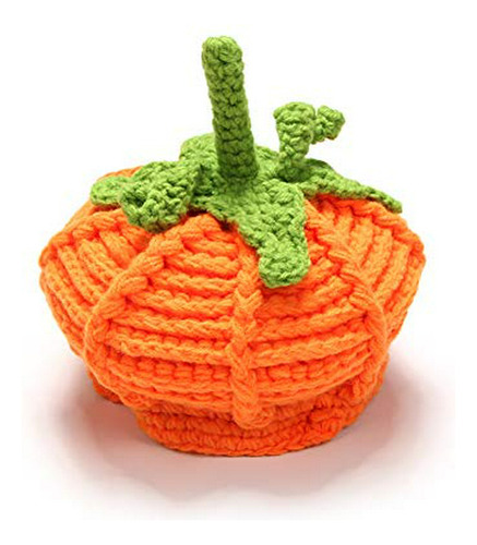 Disfraz Bebe - Sombrero De Punto De Calabaza De Halloween So