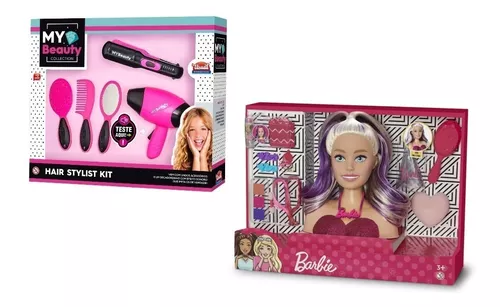 Brinquedo Infantil Menina Brincar Salão De Beleza Da Barbie