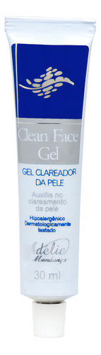 Clean Face Gel 30ml - Gel Clareador Da Pele Adélia Mendonça Tipo De Pele Todas