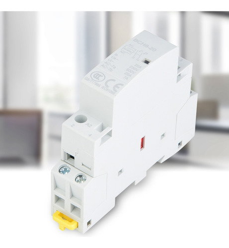 Contactor De Corriente Alterna Doméstico Con Riel Din De 220