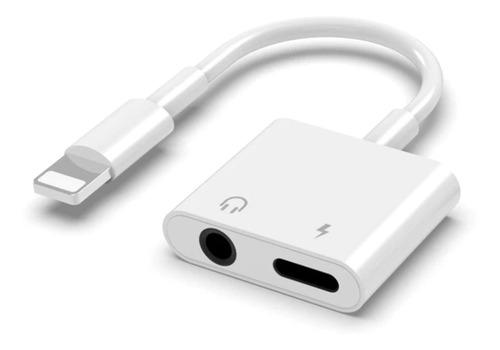 Imagen 4 de 10 de Adaptador Lightning iPhone iPad Audio Jack 3.5 + Carga J-009