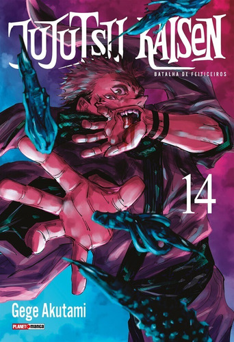 Jujutsu Kaisen: Batalha de Feiticeiros Vol. 14, de Akutami, Gege., vol. 14. Editora Panini Brasil LTDA, capa mole em português, 2022