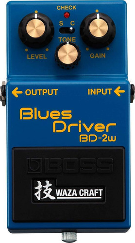 Pedal De Guitarra Boss Bd-2w Waza Craft Blues Driver, 18 Ma