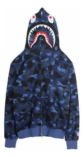 Chaqueta Unisex Con Capucha Holgada En Forma De Tiburón Para