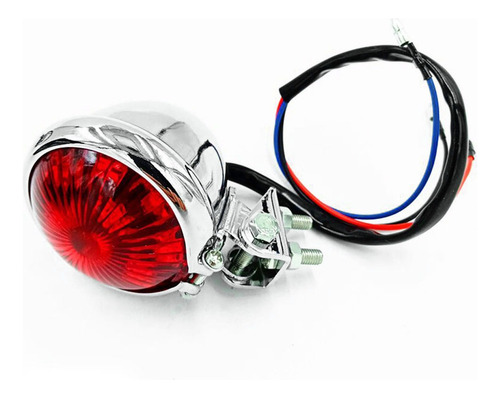 Cola De Parada Ajustable Estilo Cafe Racer 12 V Color Rojo