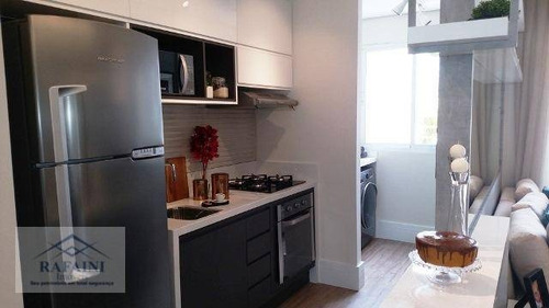 Apartamento Com 2 Dormitórios À Venda, 48 M² Por R$ 296.000,00 - Parque Das Nações - Santo André/sp - Ap0904