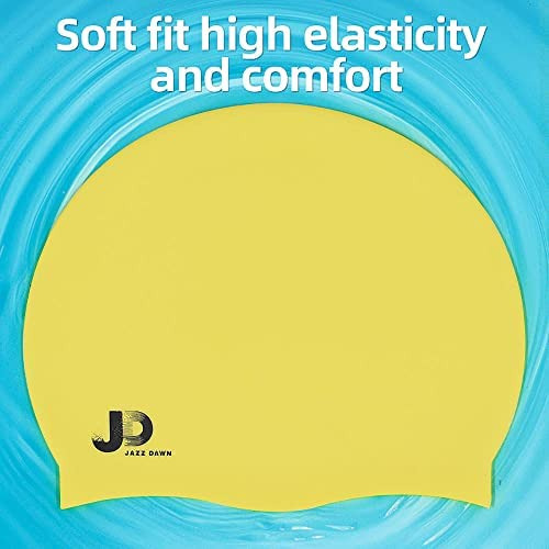 Gorro De Natación De Silicona Para Cabello Largo Y Cabello C