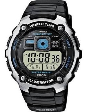 Reloj Casio Modelo Ae 2000 Extensible De Caucho