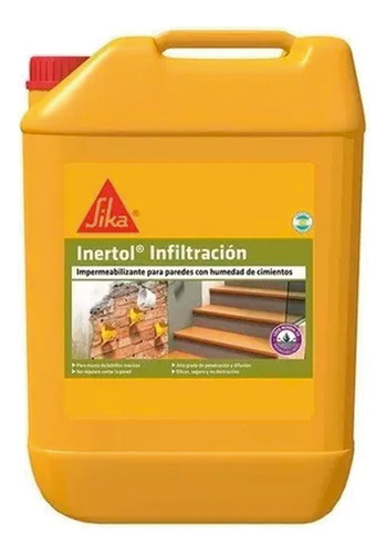 Sika Inertol Infiltracion Humedad Cimiento | 5 Lt