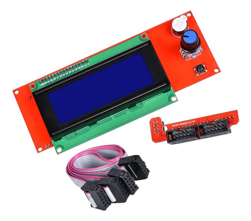 Pantalla Lcd 2004 Para Shield Ramps Cnc 3d Arduino Display