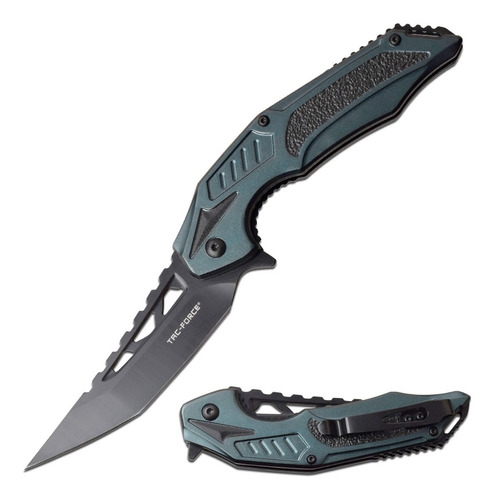 Navaja Tactica Tac Force Tanto 1003 Azul