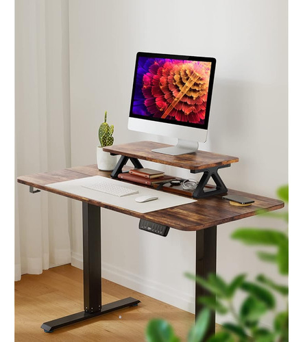 Totnz Memory Electric Height Adjustable Desk Sit Stand Up Es