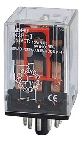 Rele De Control 11 Pines Ac 220v 10 Amp Andeli