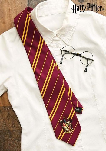 Disfraz Harry Potter Camisa -lentes Y Corbata -gryffindor