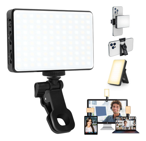 Greatlpt Luz Selfie Para Telefono Con Clip Frontal Y Trasero