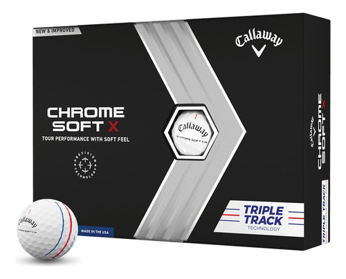 Pelotas Callaway Chrome Soft X Triple Track. Golflab