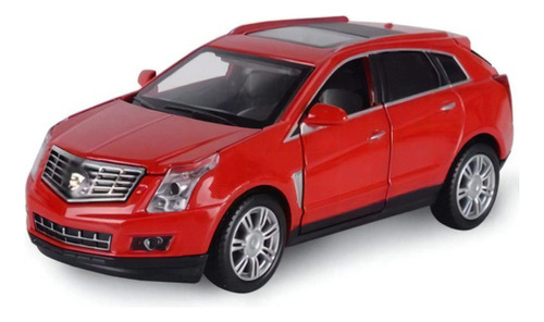 Auto Metal Cadillac Srx 1:38 Msz Coleccion A Escala 67330 Ed Color Rojo