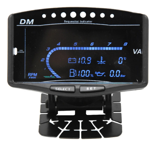 Reloj Tacómetro Indicador 5en1 Jdm Kdm Tuning Racing Temp 