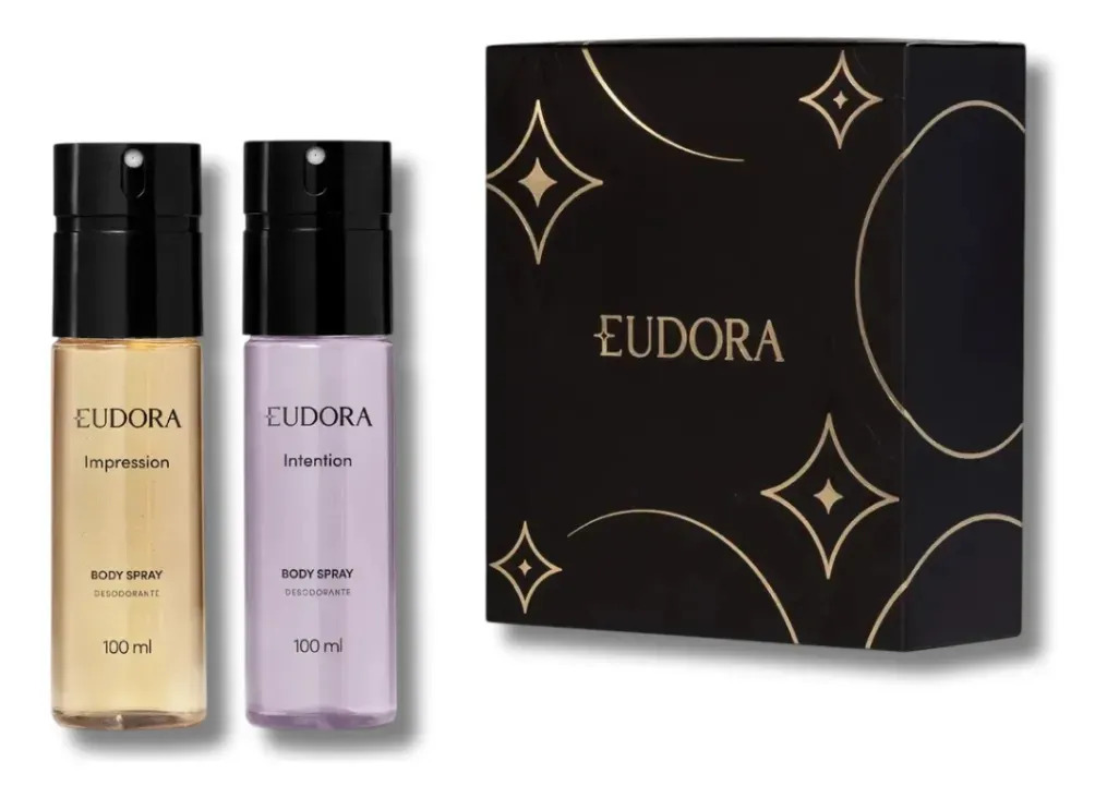 Presente Eudora Duo Body Spray Masculino (2 Itens)
