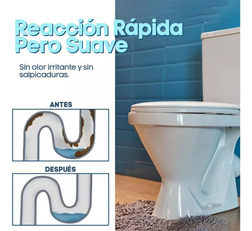 10 Pastillas Limpia Tuberías Lavabo Fregadero Drenaje