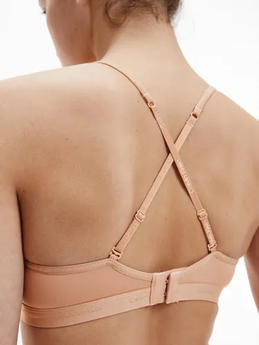 Bralette Triángulo Bodys Natural Café Calvin Klein